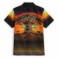Personalized 80th Birthday Baobab Tree Hawaiian Shirt African Sunset Savanna Silhouette Tribal Heritage Art