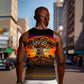 Personalized 80th Birthday Baobab Tree Men Tank Top African Sunset Savanna Silhouette Tribal Heritage Art