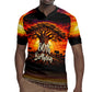 Personalized 80th Birthday Baobab Tree Rugby Jersey African Sunset Savanna Silhouette Tribal Heritage Art