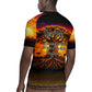 Personalized 80th Birthday Baobab Tree Rugby Jersey African Sunset Savanna Silhouette Tribal Heritage Art