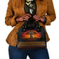 Personalized 80th Birthday Baobab Tree Shoulder Handbag African Sunset Savanna Silhouette Tribal Heritage Art