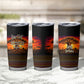 Personalized 80th Birthday Baobab Tree Tumbler Cup African Sunset Savanna Silhouette Tribal Heritage Art