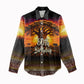 Personalized 80th Birthday Baobab Tree Women Casual Shirt African Sunset Savanna Silhouette Tribal Heritage Art