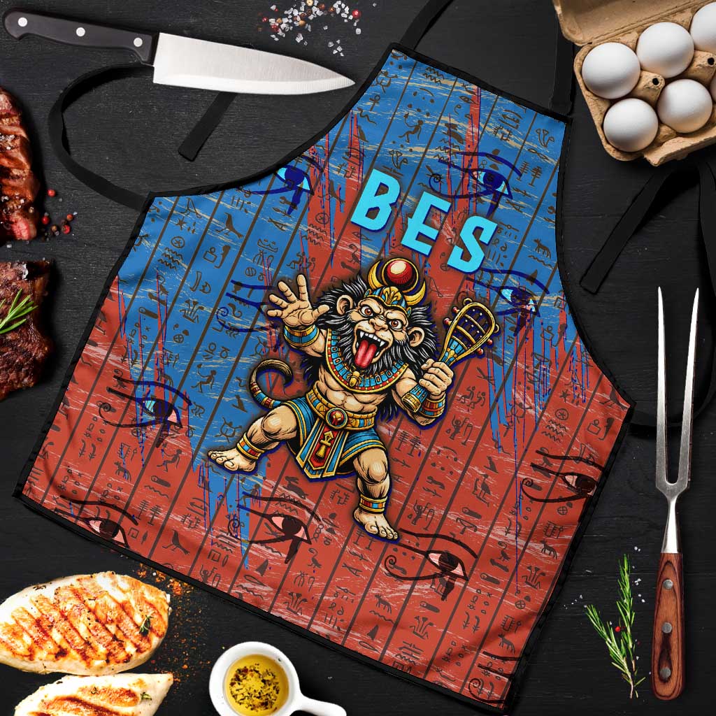 Bes Apron Ancient Egyptian Hieroglyphs and Sacred Symbols Ancient Myth - African Pride