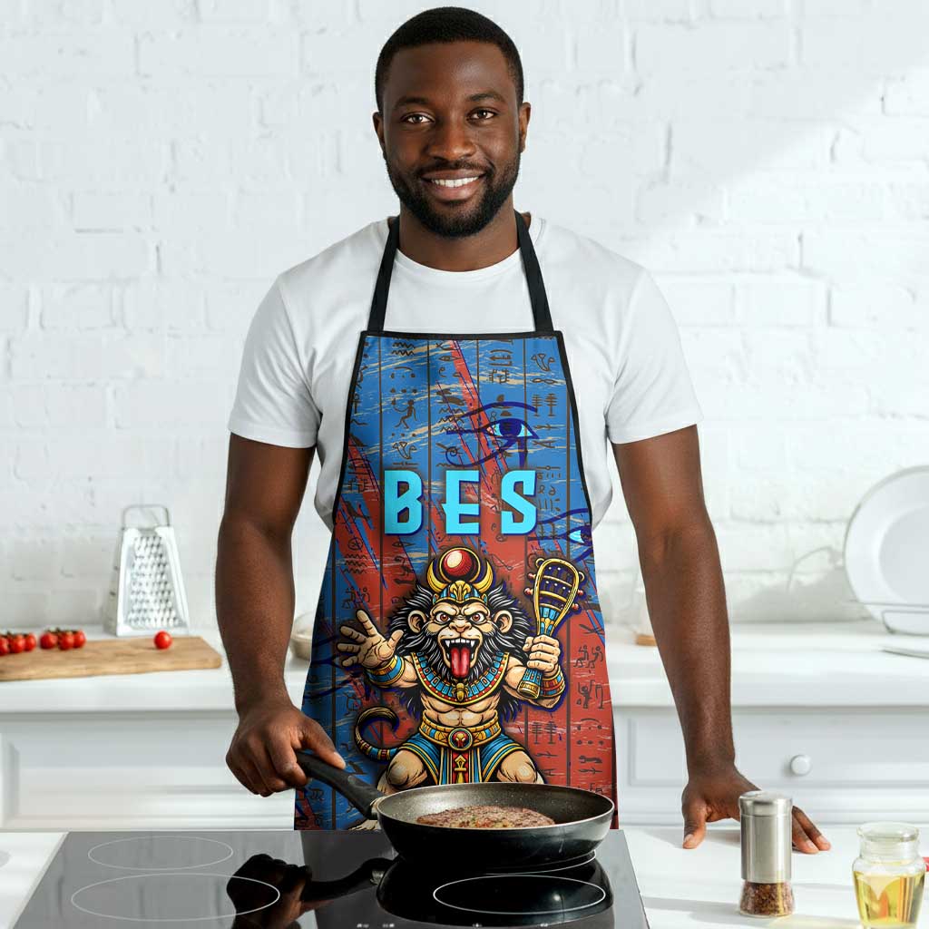 Bes Apron Ancient Egyptian Hieroglyphs and Sacred Symbols Ancient Myth - African Pride