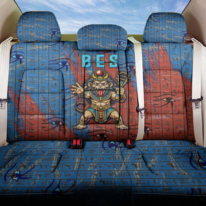 Bes Back Car Seat Cover Ancient Egyptian Hieroglyphs and Sacred Symbols Ancient Myth - African Pride