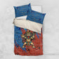 Bes Bedding Set Ancient Egyptian Hieroglyphs and Sacred Symbols Ancient Myth - African Pride