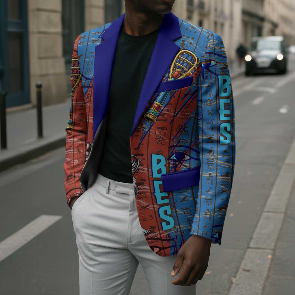 Bes Blazer Ancient Egyptian Hieroglyphs and Sacred Symbols Ancient Myth - African Pride