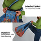 Bes Grocery Bag Ancient Egyptian Hieroglyphs and Sacred Symbols Ancient Myth - African Pride