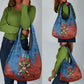 Bes Grocery Bag Ancient Egyptian Hieroglyphs and Sacred Symbols Ancient Myth - African Pride