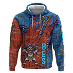 Bes Hoodie Ancient Egyptian Hieroglyphs and Sacred Symbols Ancient Myth - African Pride