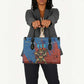 Bes Leather Bag Ancient Egyptian Hieroglyphs and Sacred Symbols Ancient Myth - African Pride