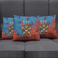 Bes Pillow Cover Ancient Egyptian Hieroglyphs and Sacred Symbols Ancient Myth - African Pride