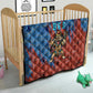 Bes Quilt Ancient Egyptian Hieroglyphs and Sacred Symbols Ancient Myth - African Pride