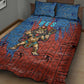 Bes Quilt Bed Set Ancient Egyptian Hieroglyphs and Sacred Symbols Ancient Myth - African Pride