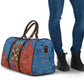 Bes Travel Bag Ancient Egyptian Hieroglyphs and Sacred Symbols Ancient Myth - African Pride