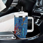 Bes Tumbler With Handle Ancient Egyptian Hieroglyphs and Sacred Symbols Ancient Myth - African Pride