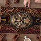 Bes Ancient Egyptian Puzzle with Leopard Print Ankh and Eye of Horus Egyptian Deity Tribute - African Pride