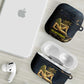 Geb AirPods Case Ancient Egyptian Cracked Earth and Wheat Illustration Egyptian Earth God - African Pride