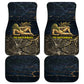 Geb Car Mats Ancient Egyptian Cracked Earth and Wheat Illustration Egyptian Earth God - African Pride