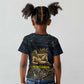 Geb Kid T shirt Ancient Egyptian Cracked Earth and Wheat Illustration Egyptian Earth God - African Pride