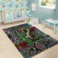 Geb Ancient Egyptian Area Rug with Serpent Throne and Snake Skin Texture Egyptian Earth God Tribute - African Pride