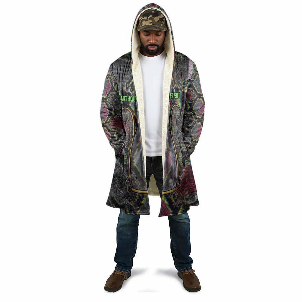 Geb Ancient Egyptian Cloak with Serpent Throne and Snake Skin Texture Egyptian Earth God Tribute - African Pride