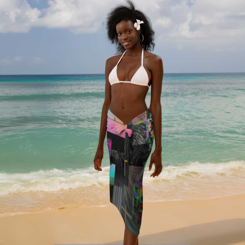 Geb Ancient Egyptian Sarong with Serpent Throne and Snake Skin Texture Egyptian Earth God Tribute - African Pride