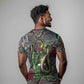 Geb Ancient Egyptian T shirt with Serpent Throne and Snake Skin Texture Egyptian Earth God Tribute - African Pride