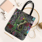 Geb Ancient Egyptian Tote Bag with Serpent Throne and Snake Skin Texture Egyptian Earth God Tribute - African Pride