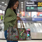 Geb Ancient Egyptian Travel Bag with Serpent Throne and Snake Skin Texture Egyptian Earth God Tribute - African Pride