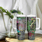 Geb Ancient Egyptian Tumbler With Handle with Serpent Throne and Snake Skin Texture Egyptian Earth God Tribute - African Pride