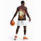 Mauritania Basketball Jersey - Desert Sunset Camel Silhouette and Flag Accents TS04