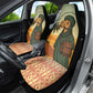 Mauritania Car Seat Cover - Sidi the Sahara Camel Cartoon and Desert Caravan Design