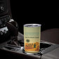 Mauritania Tumbler Cup - Sidi the Sahara Camel Cartoon and Desert Caravan Design