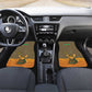 Mauritania Car Mats - Cute Fennec Fox and Arabic Calligraphy Desert Design
