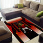 Personalized Egypt Soccer Sobek Crocodile Mascot Area Rug Pharaoh Mascot Egyptian Hieroglyphic