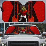 Personalized Egypt Soccer Sobek Crocodile Mascot Auto Sun Shade Pharaoh Mascot Egyptian Hieroglyphic