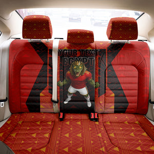 Personalized Egypt Soccer Sobek Crocodile Mascot Back Car Seat Cover Pharaoh Mascot Egyptian Hieroglyphic