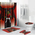Personalized Egypt Soccer Sobek Crocodile Mascot Bathroom Set Pharaoh Mascot Egyptian Hieroglyphic