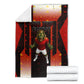 Personalized Egypt Soccer Sobek Crocodile Mascot Blanket Pharaoh Mascot Egyptian Hieroglyphic