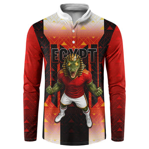 Personalized Egypt Soccer Sobek Crocodile Mascot Button Sweatshirt Pharaoh Mascot Egyptian Hieroglyphic