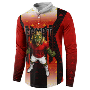 Personalized Egypt Soccer Sobek Crocodile Mascot Button Sweatshirt Pharaoh Mascot Egyptian Hieroglyphic