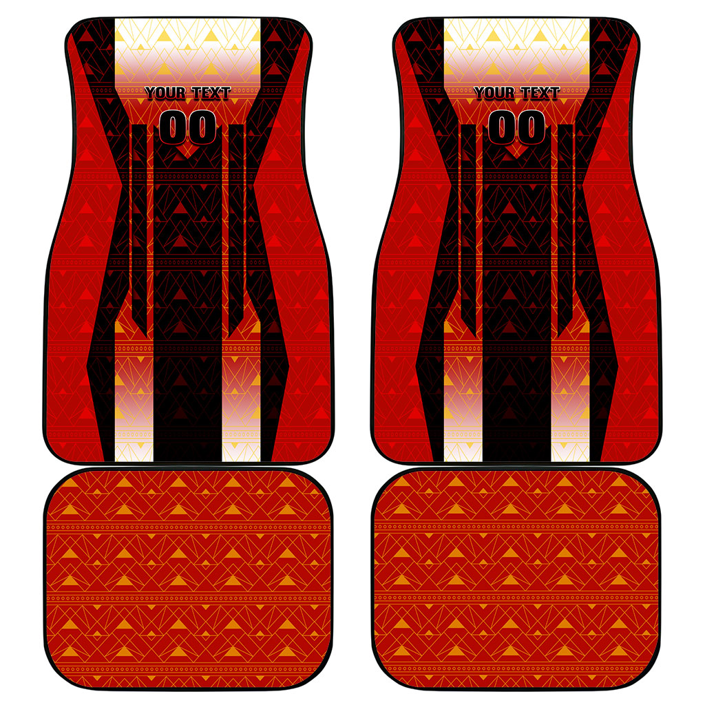 Personalized Egypt Soccer Sobek Crocodile Mascot Car Mats Pharaoh Mascot Egyptian Hieroglyphic