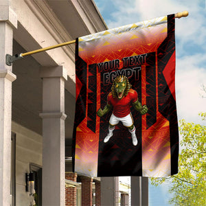 Personalized Egypt Soccer Sobek Crocodile Mascot Garden Flag Pharaoh Mascot Egyptian Hieroglyphic