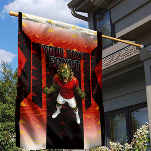 Personalized Egypt Soccer Sobek Crocodile Mascot Garden Flag Pharaoh Mascot Egyptian Hieroglyphic
