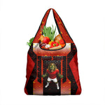 Personalized Egypt Soccer Sobek Crocodile Mascot Grocery Bag Pharaoh Mascot Egyptian Hieroglyphic