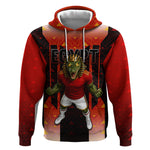 Personalized Egypt Soccer Sobek Crocodile Mascot Hoodie Pharaoh Mascot Egyptian Hieroglyphic