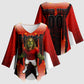 Personalized Egypt Soccer Sobek Crocodile Mascot Kimono Sleeve Blouse Pharaoh Mascot Egyptian Hieroglyphic