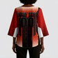 Personalized Egypt Soccer Sobek Crocodile Mascot Kimono Sleeve Blouse Pharaoh Mascot Egyptian Hieroglyphic